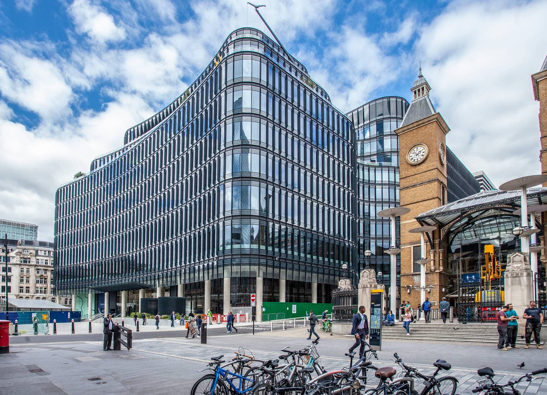 The completed 100 Liverpool Street development at Broadgate