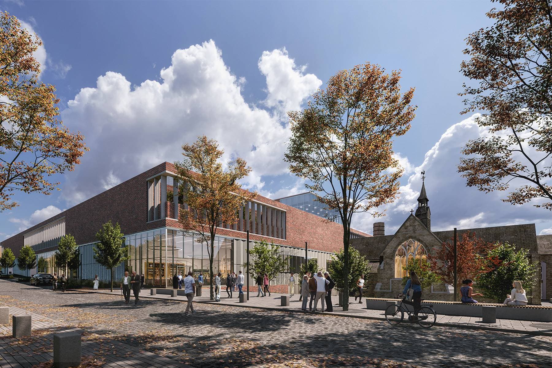 The completed Springfield University Hospital redevelopment