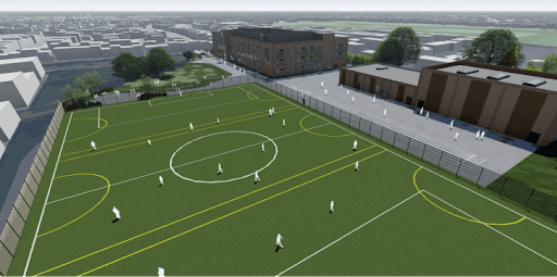 The new St Andrew the Apostle School in North London