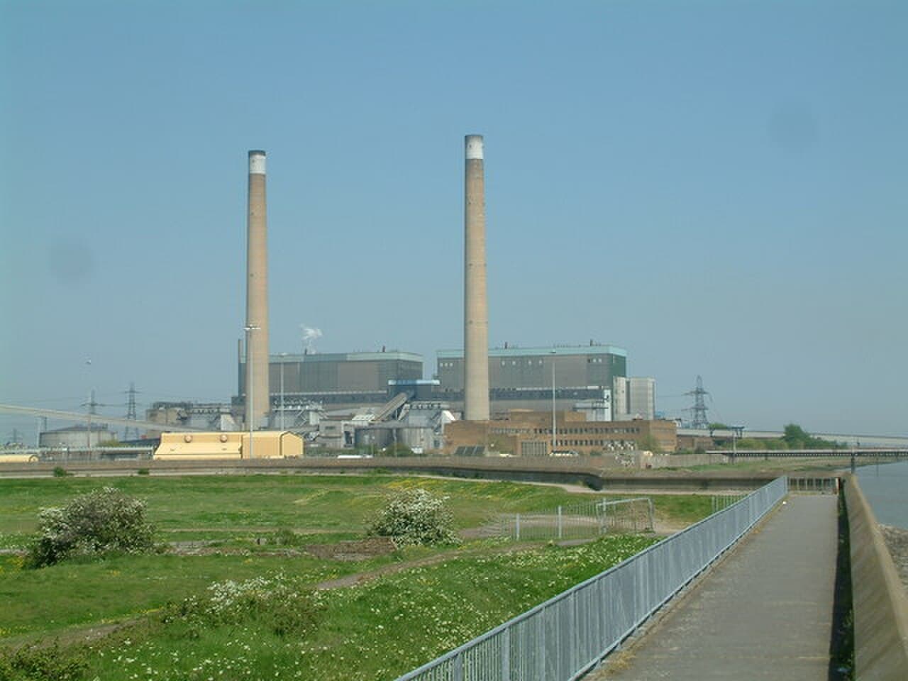 Tilbury Power Station before demolition